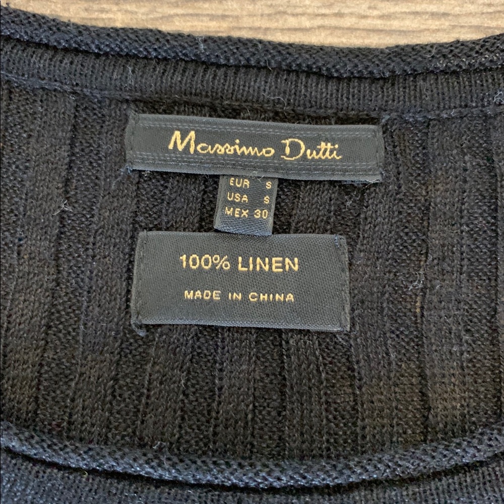 Linen Massimo Dutti Top - Picture 2 of 3